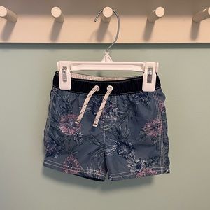 Baby Gap Floral Swim Trunks